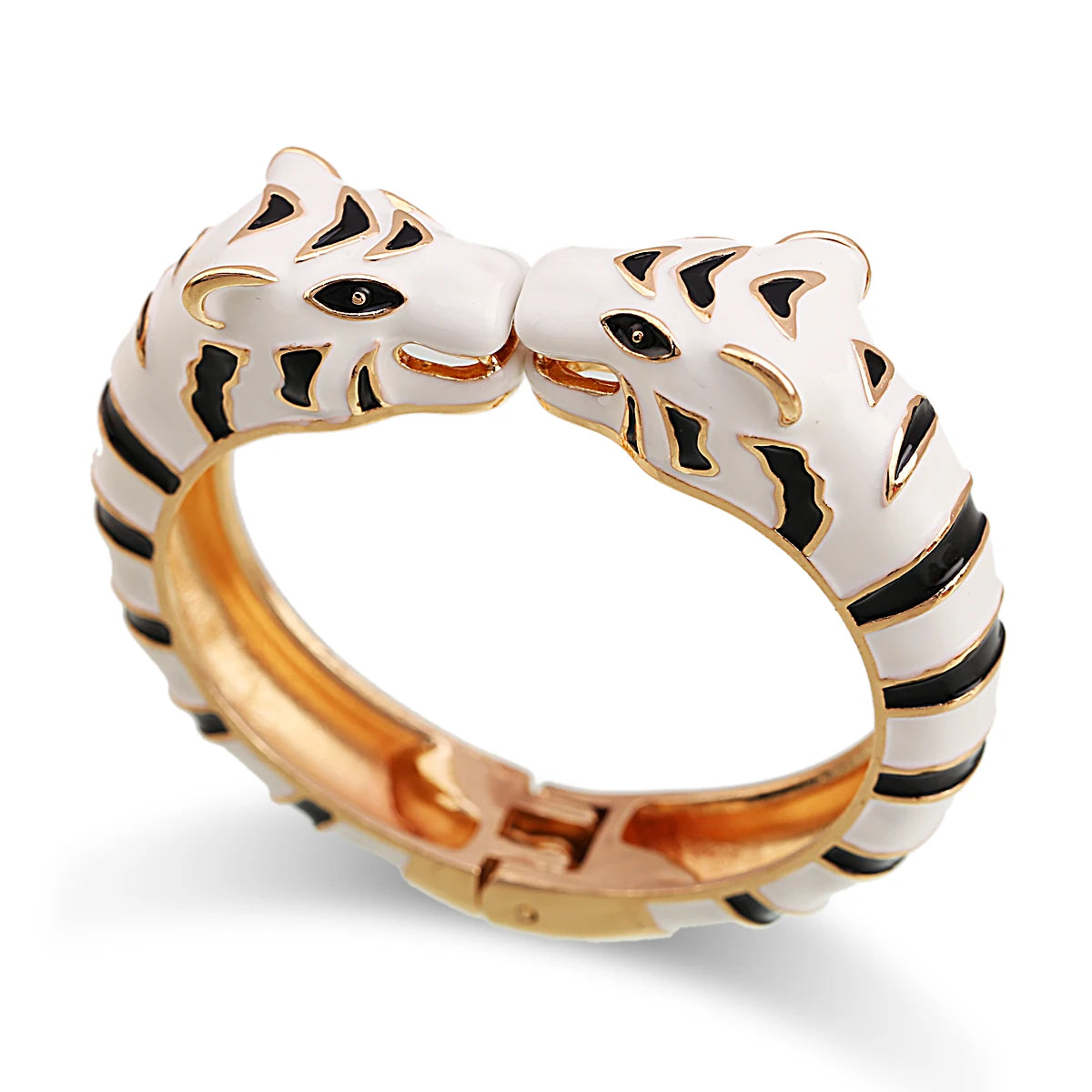 Kaymen neue Emaille bunte Tiger Armreif Manschette Armband für Frauen Mädchen Aussage mehrfarbige Mode Armreif Schmuck 15 Farben