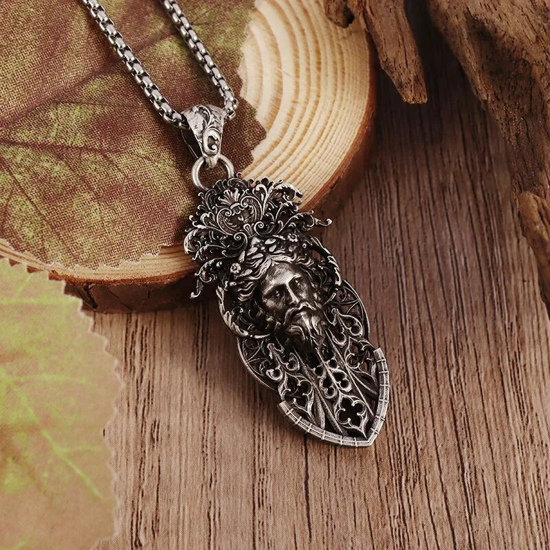 Alte griechische Mythologie Gott König Zeus Anhänger römische Mythologie Jupiter Halskette Männer und Frauen Retro Punk Schmuck Geschenk