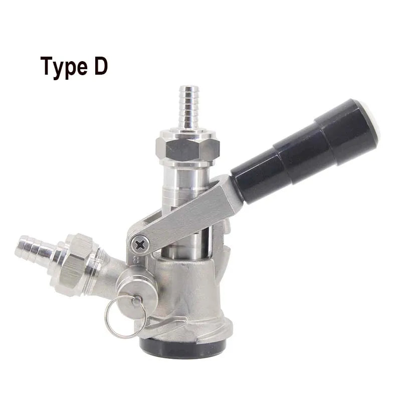Kommerzielle Fasskupplung mit PRV-Typ S/D/A/G 304-Edelstahlsonde, vernickelter Messing-Boby