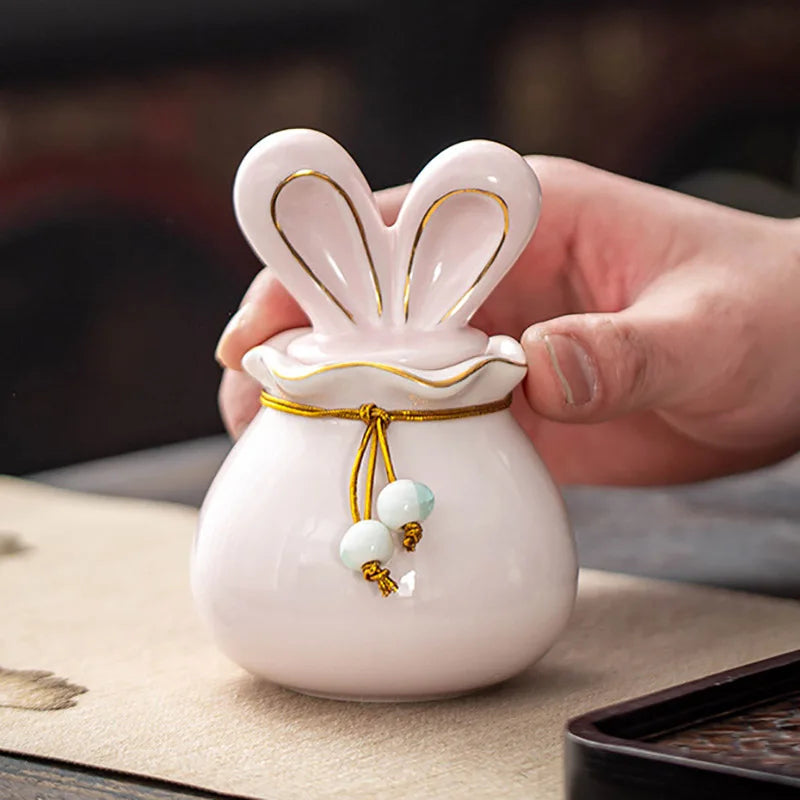 Handbemalte Mini-Haustierurne aus Keramik, personalisiertes Gedenkengravur für Hunde, Katzen, Asche, Andenken – Vase für kleine Haustiere