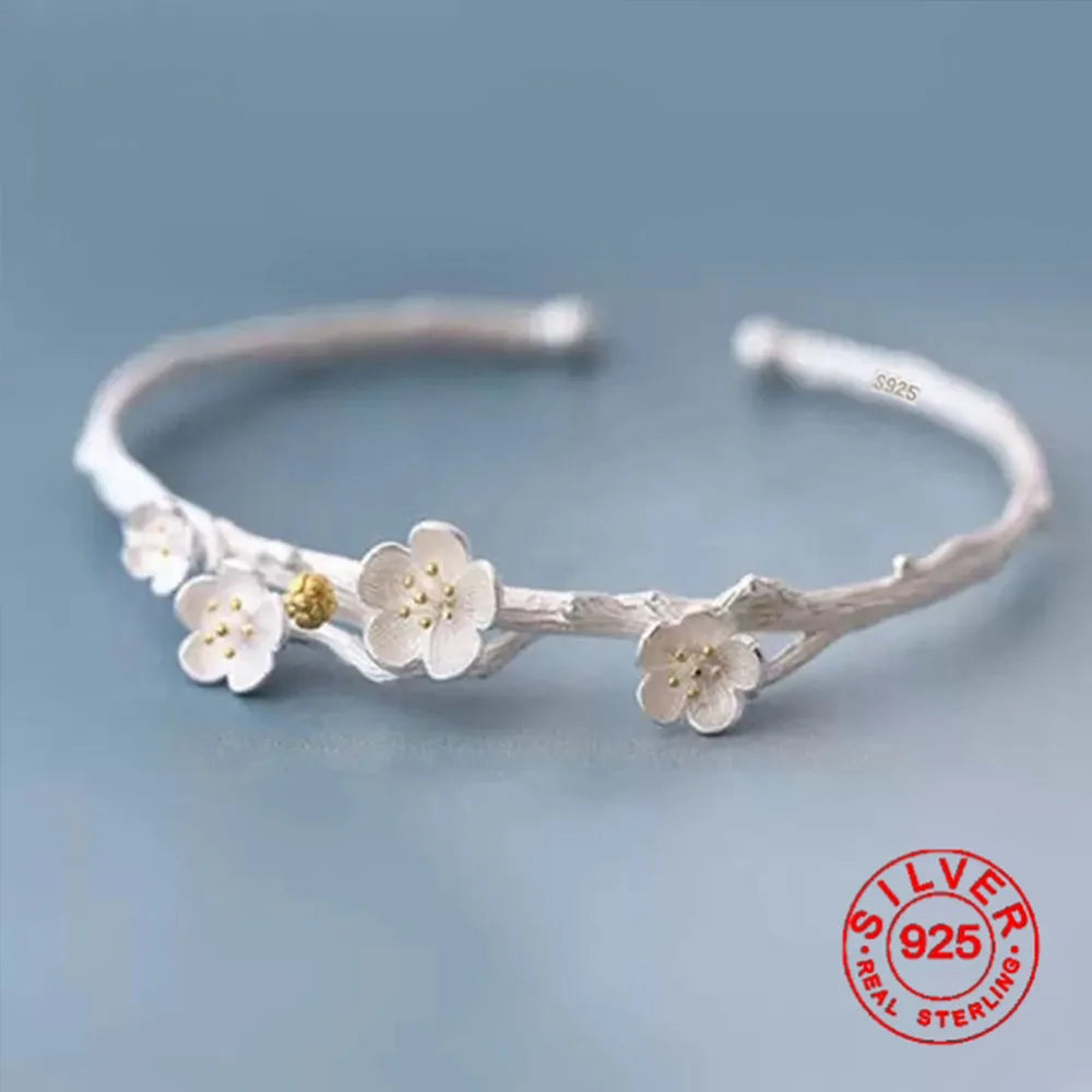 Beclub Silber Farbe HipHop dicke Kette Blumen armband für Frauen Männer Vintage handgemachte Hasp Armband Geburtstags geschenk