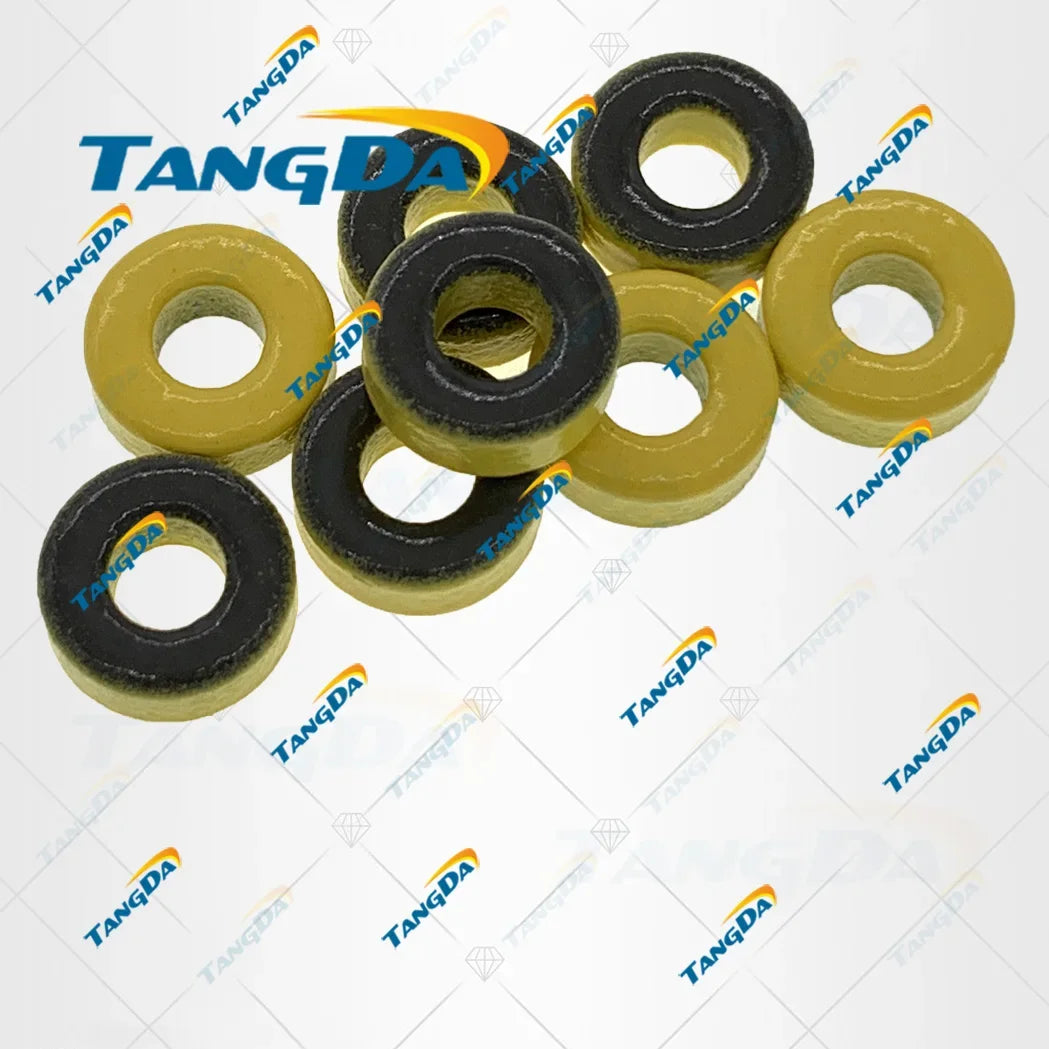 TANGDA T30 Eisenpulverkerne T30-6 OD*ID*HT 8*3,7*3,5 mm 3,6 nH/N2 8,5uo Eisenstaubkern Ferrit-Toroid-Ringkern gelbgrau PR