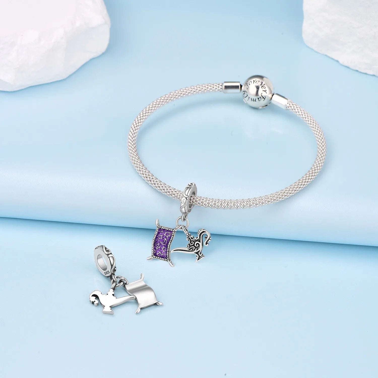 Original S925 Sterling Silber Märchen Der Nussknacker Charms Perlen Fit Armbänder Halskette DIY Party Geschenke Schmuck Zubehör