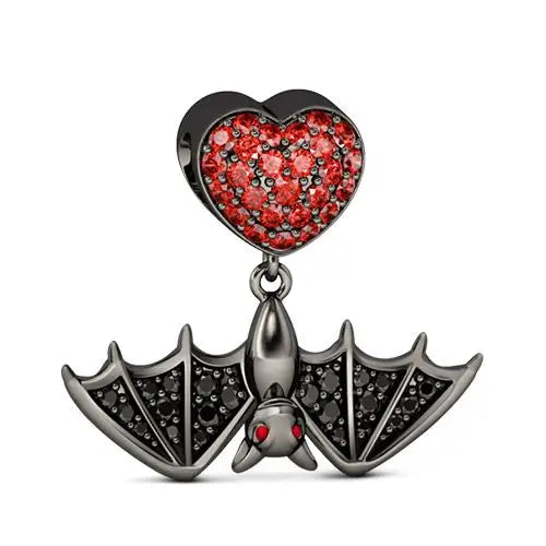 Heiße Verkäufe 925, schwarzer Tier-Anhänger, Serie Gothic-Skelett, Katze, Damenschmuck, geeignet für DIY-Armbänder, Halsketten, Zubehör