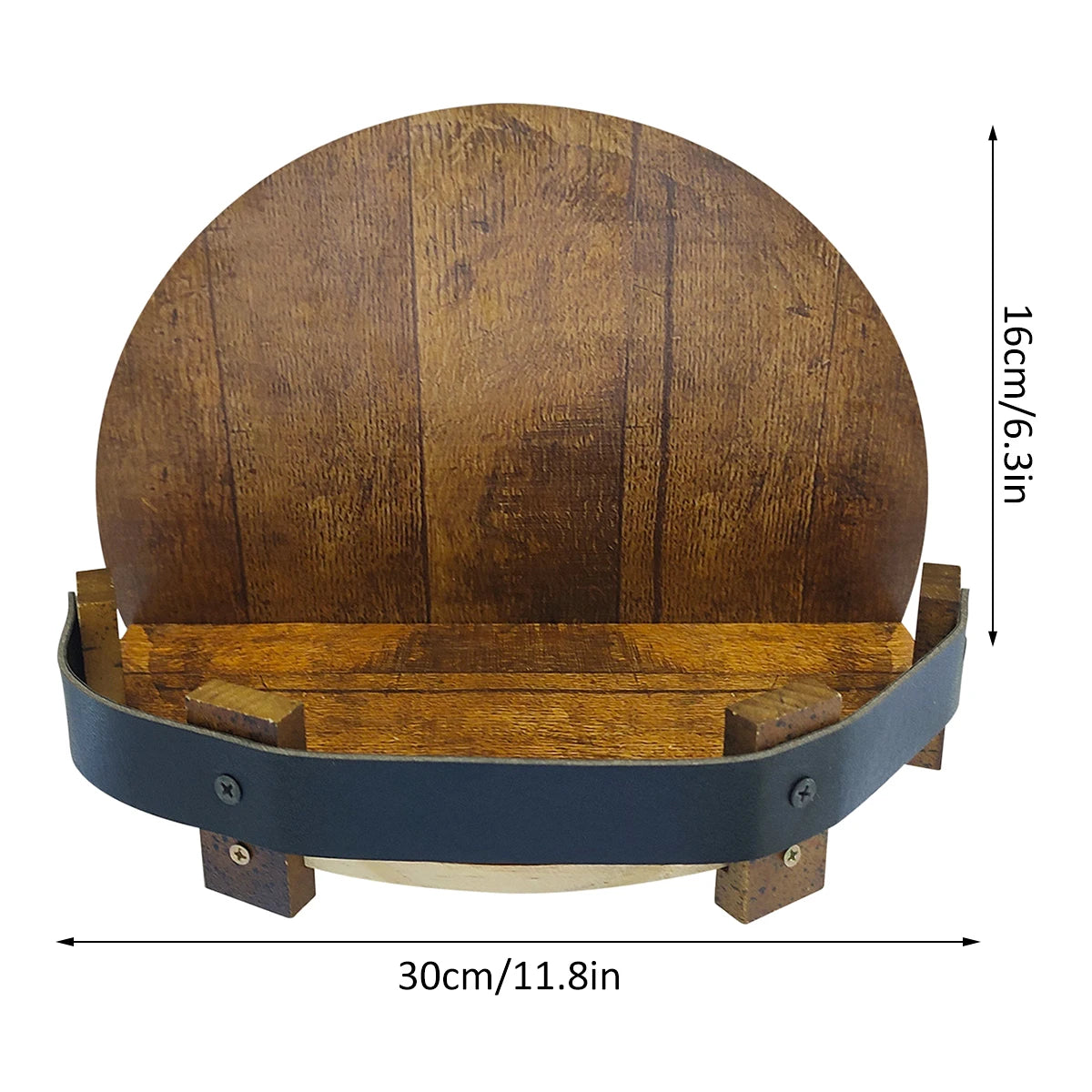 Holz Wand halterung Weinflaschen halter Whisky Flaschen regal Vintage Wandre gale Holz Display Stand Regal Home Bar Zubehör