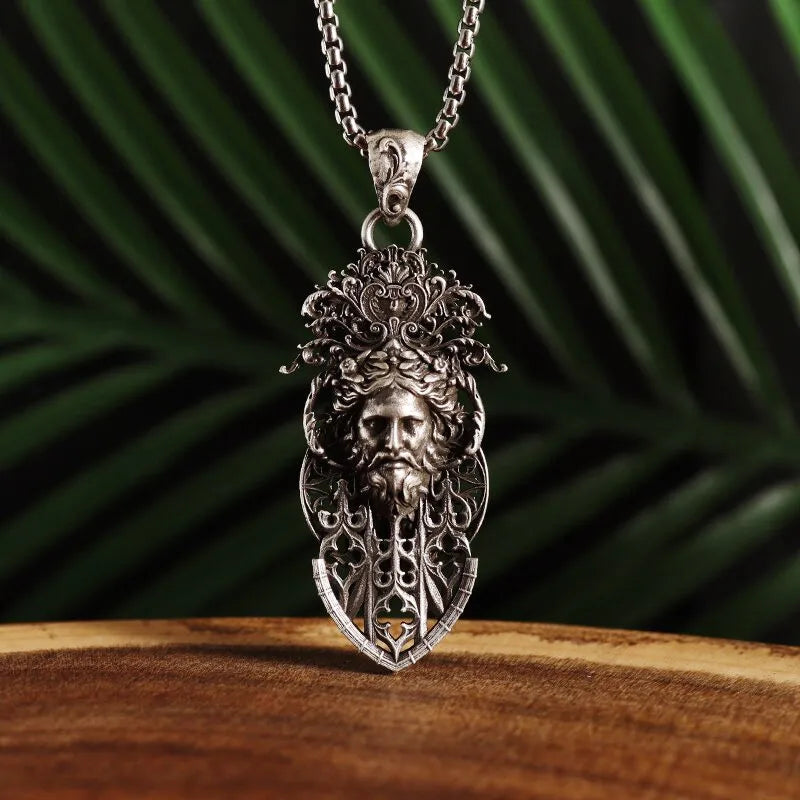 Alte griechische Mythologie Gott König Zeus Anhänger römische Mythologie Jupiter Halskette Männer und Frauen Retro Punk Schmuck Geschenk