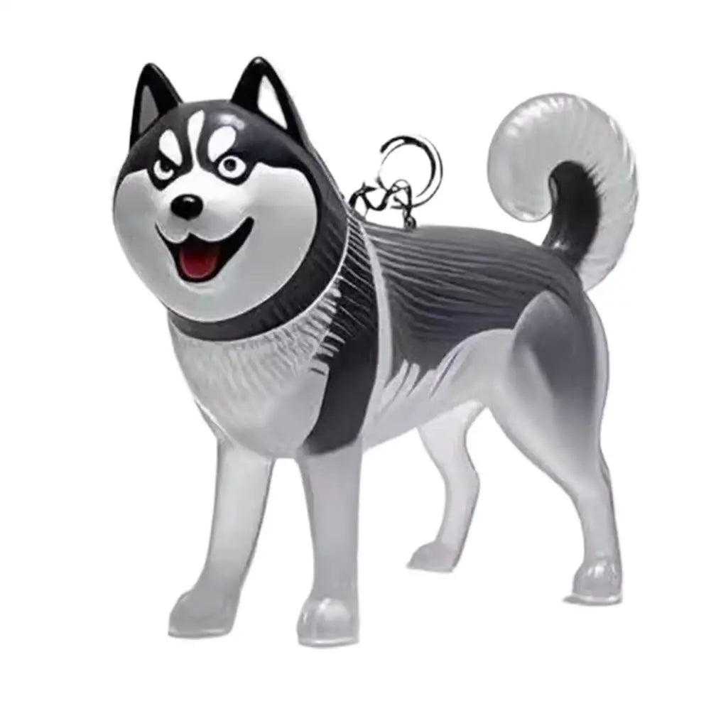 Klarer Tierhaar-Schlüsselanhänger, niedlicher Hund, Fell, Andenkenhalter, kreativer transparenter Tierhaar-Gedenkkollektions-Anhänger für Hund/Katze