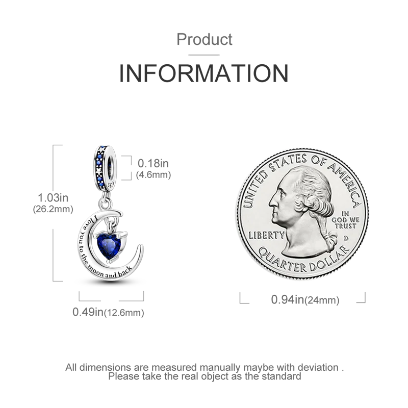 Charm-Anhänger aus Silber 925, blaue Serie, passend für Armbänder, Charms, DIY, originelle Mode-Anhänger für Schmuckherstellung