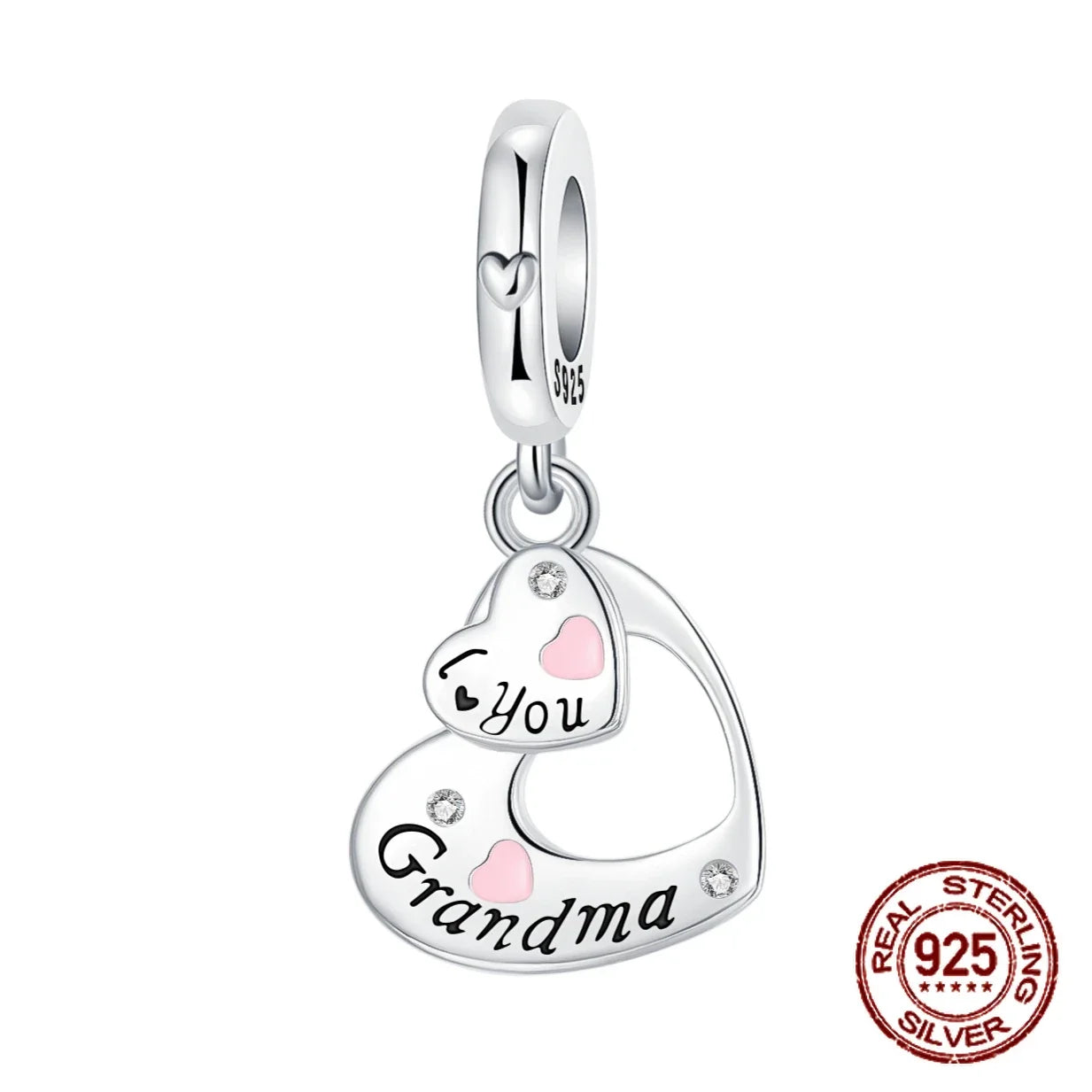 925 Sterling Silber Baum Blume Liebe für immer Familie Bead Pandent Charm Fit 4 MM Loch Durchmesser Armband DIY Bead Frau schmuck Geschenk