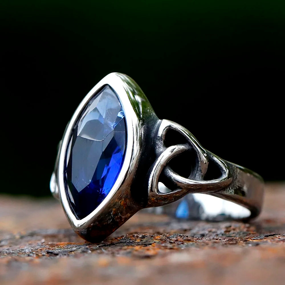 2023 NEUE männer 316L edelstahl ringe Nordic Viking Keltischen Knoten Ring Amulett mode hochzeit Schmuck Geschenke kostenloser versand