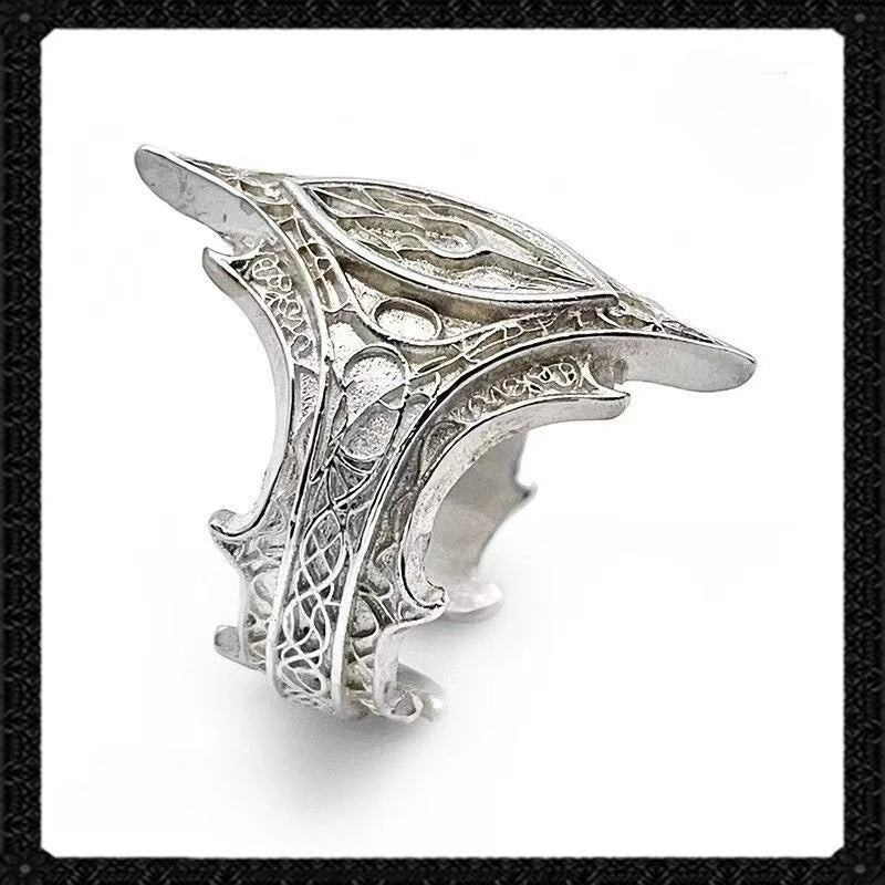 Klassischer Gothic Vintage Sweet Darkness Ring, klassischer Gothic Emblem personalisierter Ring, trendiges Herren-Party-Schmuckzubehör
