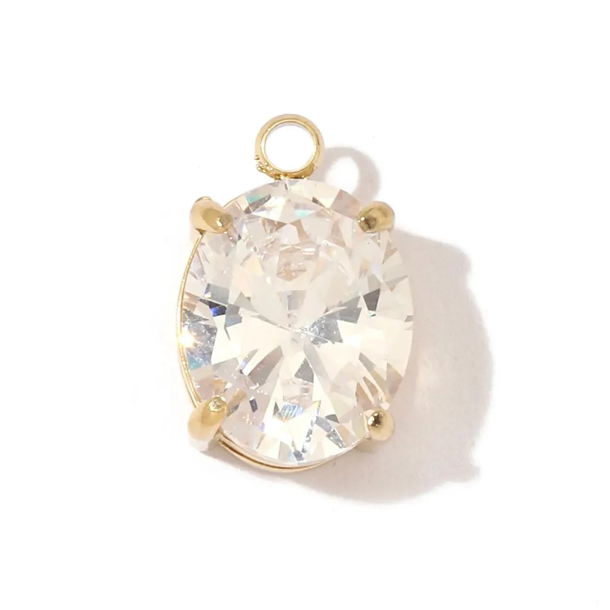 3 teile/los Mode Edelstahl Zirkon Kristall Charms Oval Stern Herz Runde Quadrat HorseeyeStone Halskette DIY Kleine Anhänger