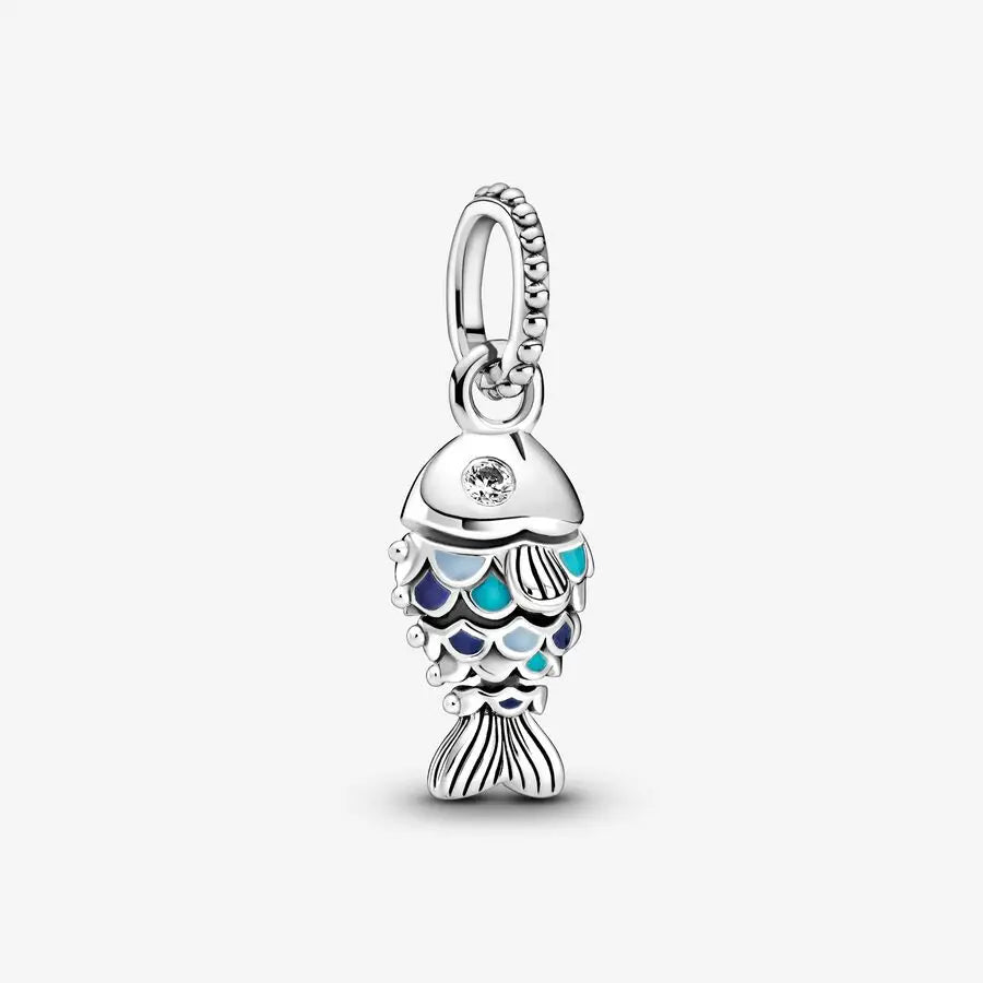 100 % 925er Sterlingsilber, romantisches Herz, Schmetterling, Sternblock, Stammbaum-Anhänger, geeignet für Damen-Armbänder, DIY-Schmuck