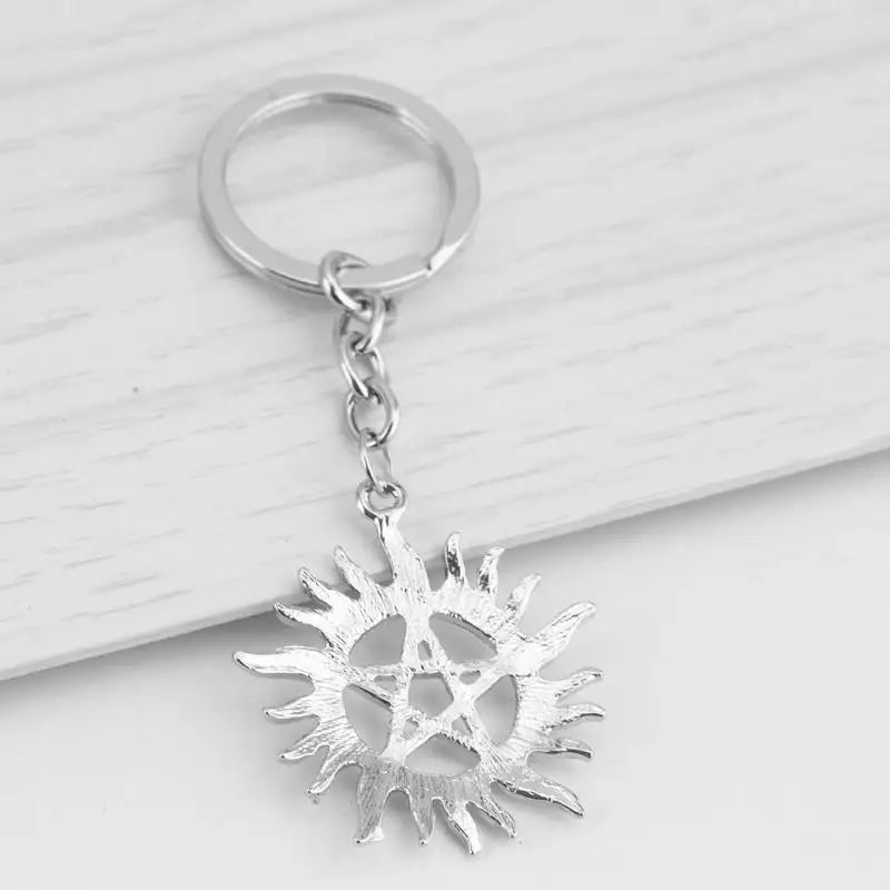 Supernatural Dean Leder Seil Kupferfarben Anhänger Kette Halskette für Frauen Männer Winchester Jensen Ackles Amulett Vintage Schmuck Goth