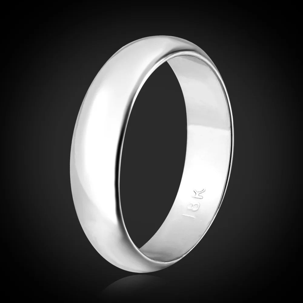 ChainsPro 5mm Einfache Plain Flache Ringe für Mann Frau Hochzeit Marke Klassische Retro Vintage Stil Unisex Täglichen Schmuck QC24