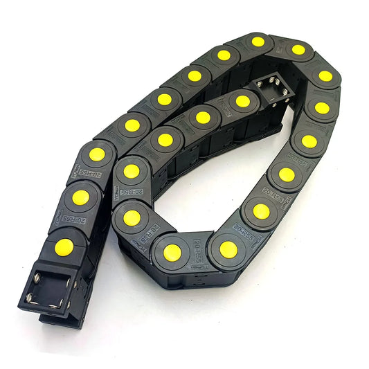 1 Meter 20er Kabelkanal Drag X Halterkette – geschlossener Typ, beidseitig offener Drahtträger für Getriebeteile