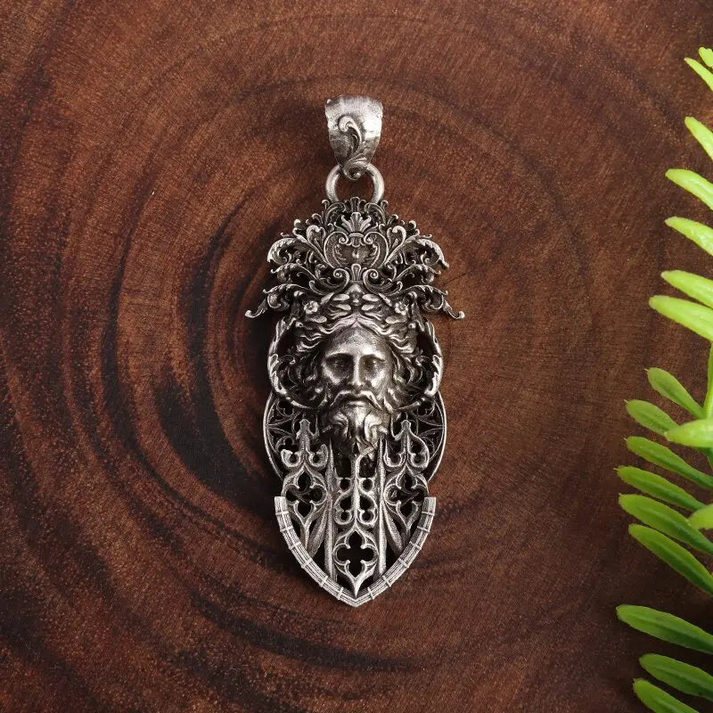 Alte griechische Mythologie Gott König Zeus Anhänger römische Mythologie Jupiter Halskette Männer und Frauen Retro Punk Schmuck Geschenk