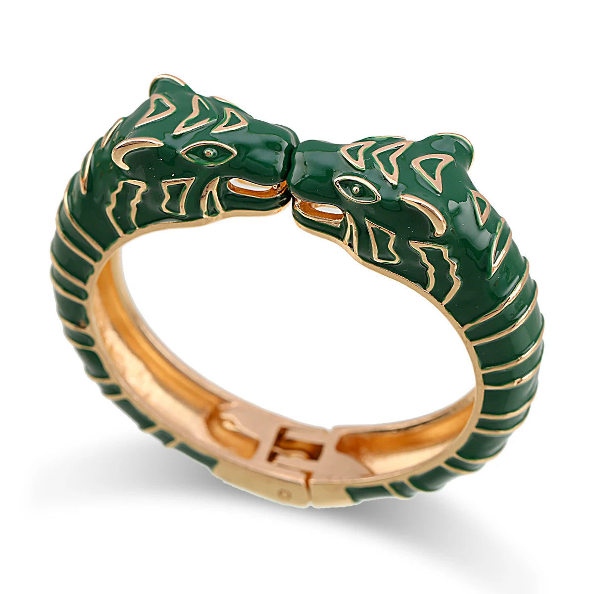 Kaymen neue Emaille bunte Tiger Armreif Manschette Armband für Frauen Mädchen Aussage mehrfarbige Mode Armreif Schmuck 15 Farben