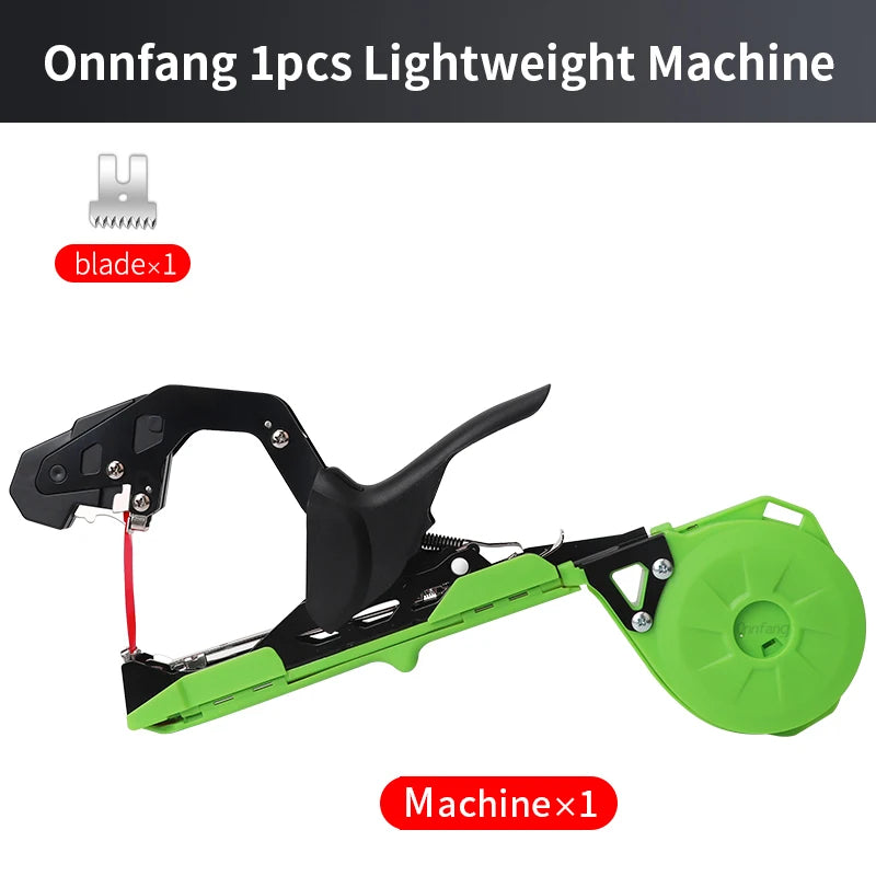 Onnfang Garten-Handbindemaschine, Pflanze, leicht, Gartengeräte, Pflanzenband-Werkzeug für Gemüse, Trauben, Tomaten, Gurken, Garten