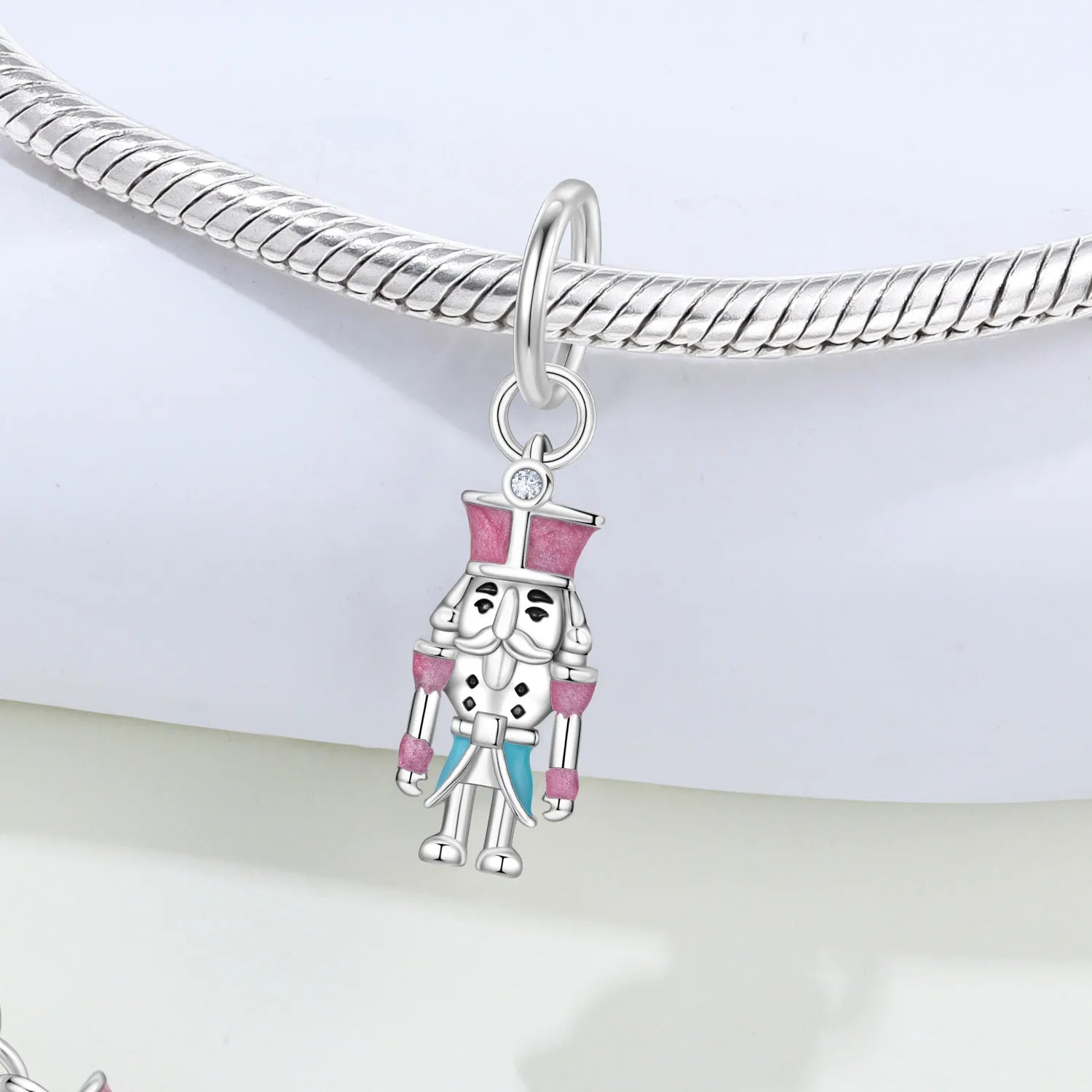 Original S925 Sterling Silber Märchen Der Nussknacker Charms Perlen Fit Armbänder Halskette DIY Party Geschenke Schmuck Zubehör