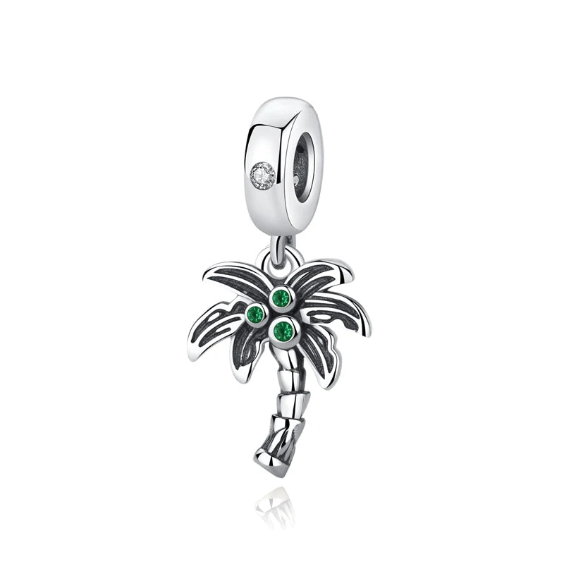 Original 925 Sterling Silber Charms Meeresschildkröte Anhänger Kristall Perlen Fit Marke Armbänder Halsketten Diy Schmuck Für Frauen