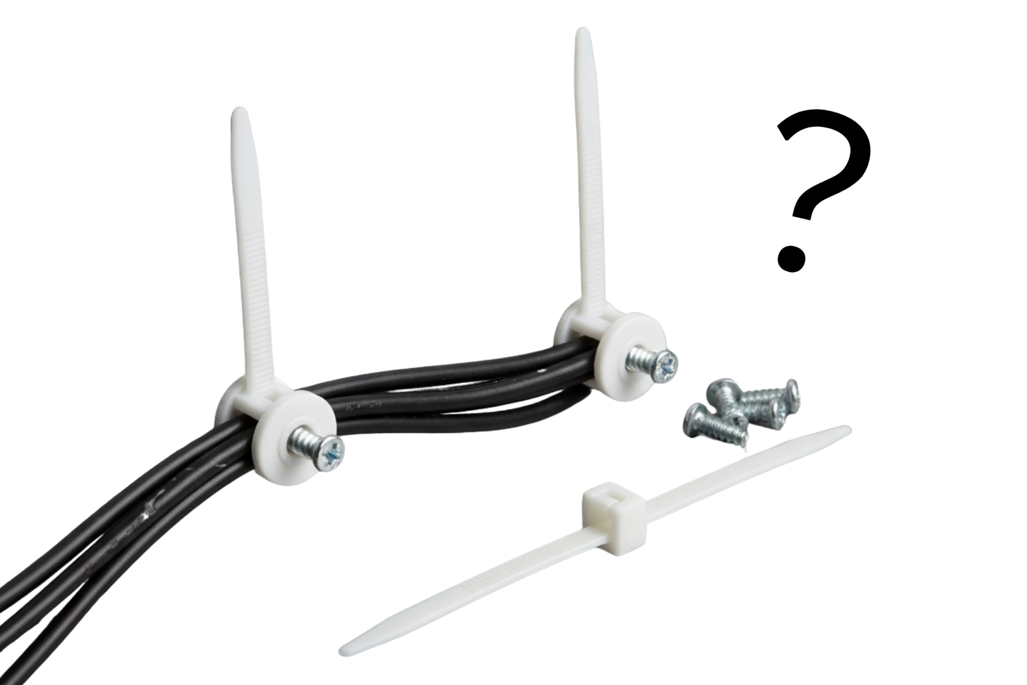 Kabelbinder mit Schraubenloch