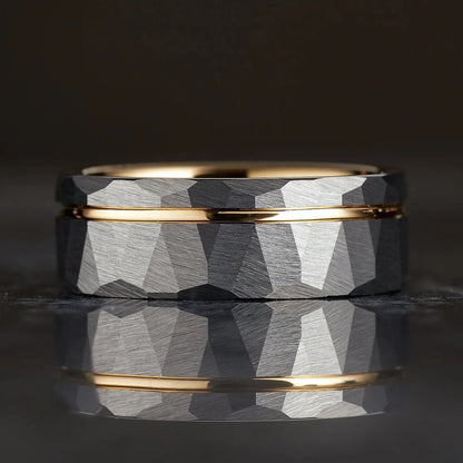 Wolframcarbid-Ring für Herren, Anillos Bague Homme, Pareja de Sundae, Modeschmuck, Eheringe, individuelle Verlobungsringe