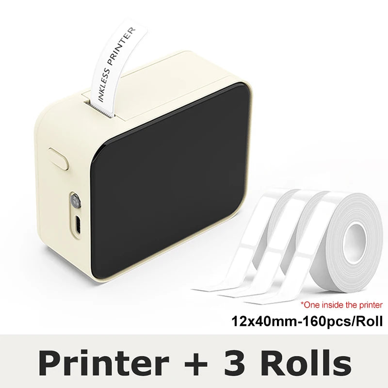 Marklife P15 Mini-Etikettendrucker, tragbarer thermischer Bluetooth-Klebepapierdrucker, Aufkleberhersteller, tintenlose Etikettenetikettiermaschine