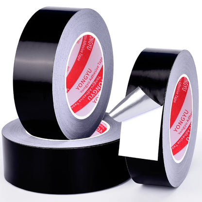 Schwarzes, langlebiges Aluminiumfolienband – wasserdichtes, selbstklebendes Reparaturband für Badewannen, Duschen, Toiletten, Küchen, Waschbecken und Wände