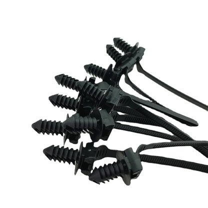 Auto große LKW-Träger Blechs chnalle abnehmbare Nylon Kabelbinder Kabelbinder mit Blech befestigungs sitz Dicke 3mm