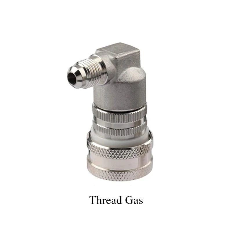 Edelstahl-Kugelverriegelung zum Trennen von selbstgebrauten Bierfass, Schnellkupplung, Corny Keg Dispenser, Gas/Flüssigkeit, 1/4 Zoll Stange und 1/4 Zoll MFL