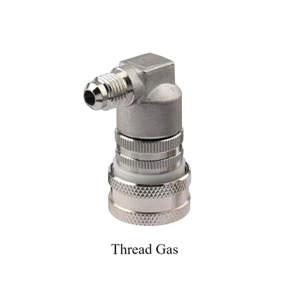 Edelstahl-Kugelverriegelung zum Trennen von selbstgebrauten Bierfass, Schnellkupplung, Corny Keg Dispenser, Gas/Flüssigkeit, 1/4 Zoll Stange und 1/4 Zoll MFL