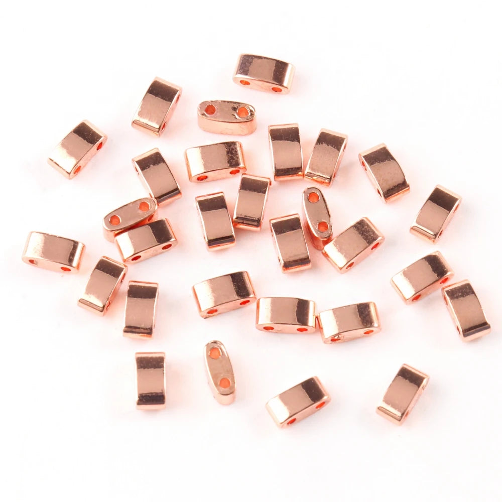 Natürliche Stein Zwei Loch Hämatit Stein Mineral Lose Spacer Perlen Für Schmuck Handgemachte Diy Armband Halskette Ohrringe Tila