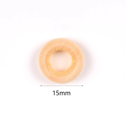 4-50mm 1-1000 Stück natürliche Holzperlen runde Abstandshalter Holzperle bleifreie Kugeln Charms DIY für Schmuckherstellung handgefertigte Accessoires