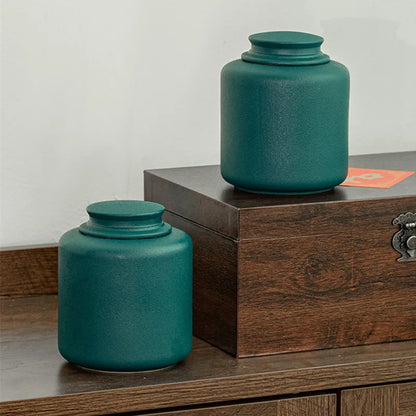 Large Urns for Human Ashes Pet Ceramic Urn Funeral Container for Ashes Small Animal Urn Keepsake Sealed Coffin Box