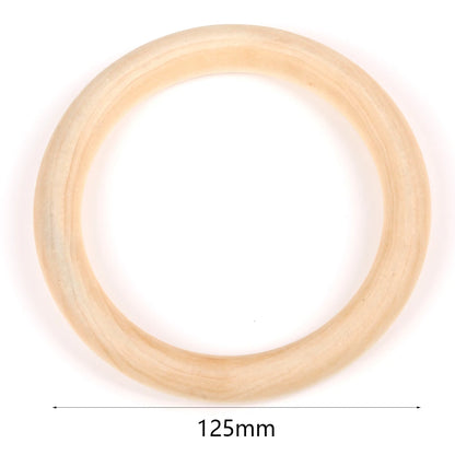 4-50mm 1-1000 Stück natürliche Holzperlen runde Abstandshalter Holzperle bleifreie Kugeln Charms DIY für Schmuckherstellung handgefertigte Accessoires