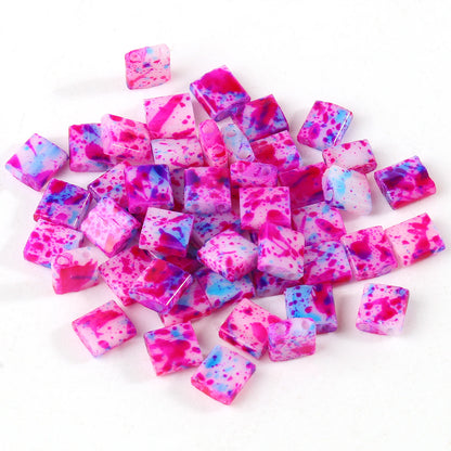Zwei Löcher Perlen Taidian Seedbeads für Schmuck Machen DIY Armbänder Zubehör Sommer Strand Schmuck 5x5x2mm 50 teile/los