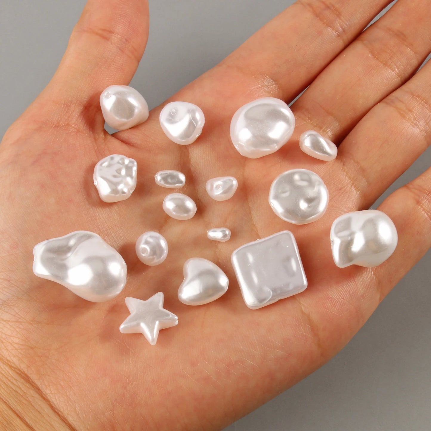 Charme Unregelmäßigen Nachahmung Barocke Perle Perlen für DIY Schmuck Machen Frauen Barock Perle Drop Ohrringe Punk Schmuck