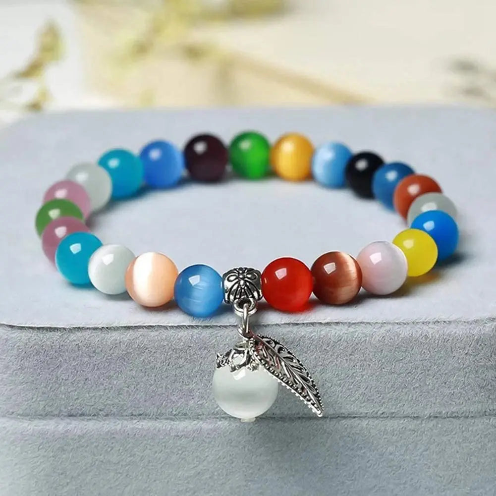 Natürliche Mondsteinperlen, weißes Katzenauge, rund, lose Perlen, 4/6/8/10/12 mm, Schmuckherstellung, DIY-Armband, 38,1 cm Strang