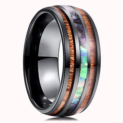 Mode Wikinger Baum des Lebens Edelstahl Abalone Muschel ringe für Männer Odin Norse Wikinger Runen ringe Retro Amulett Schmuck Geschenk