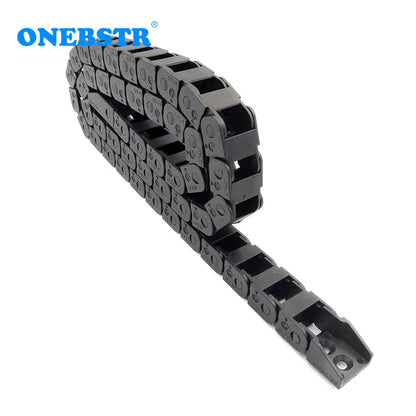 JFLO 1 Meter 10x10 10x15 10x20 Drahtträgerkabel Drag Chain Bridge Nicht öffnend mit Endverbinder Tanks Schleppleine、