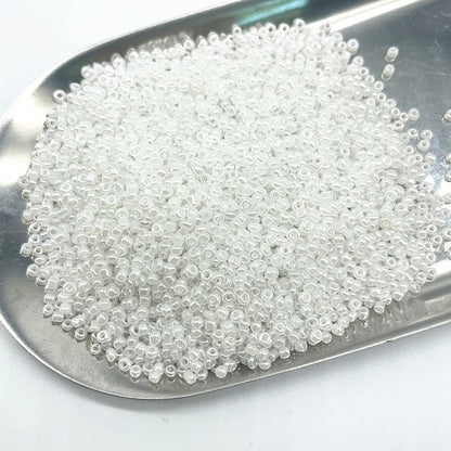 Neue 450 gr/beutel 2mm 3mm 4mm Wirkung der Creme Charme Tschechische Glas Seed Perlen für Schmuck, der DIY Handgemachte Armband Zubehör