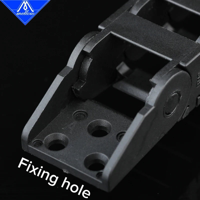 Mellow Hohe Qualität Nylon 250-350mm VORON 2,4 Kabel Ketten Set schwarz Openning Typ Draht Ketten Für 3D drucker