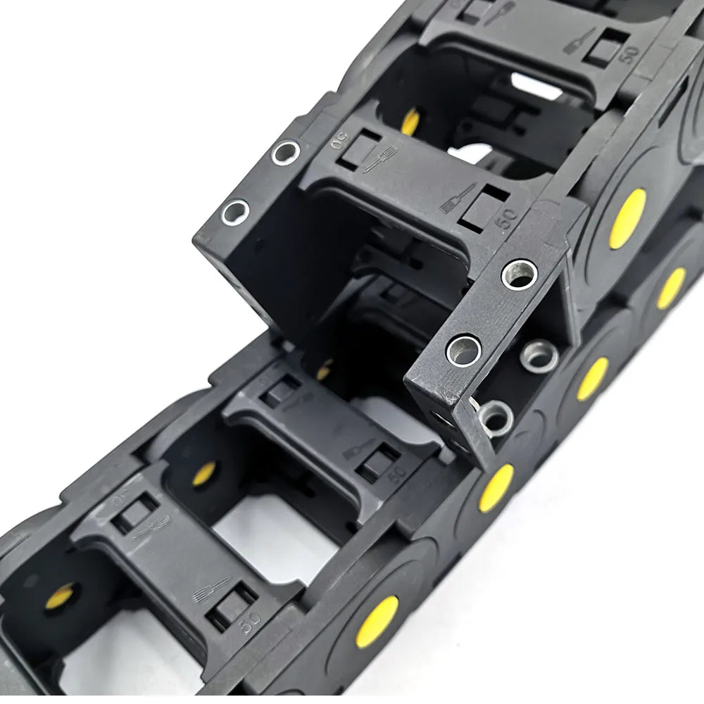JFLO 35 Serie 1 Meter Kunststoff-Schleppkette, Kabelhalter, Drahtträger, Schleppleine für CNC-Fräsmaschinen, Getriebeteile