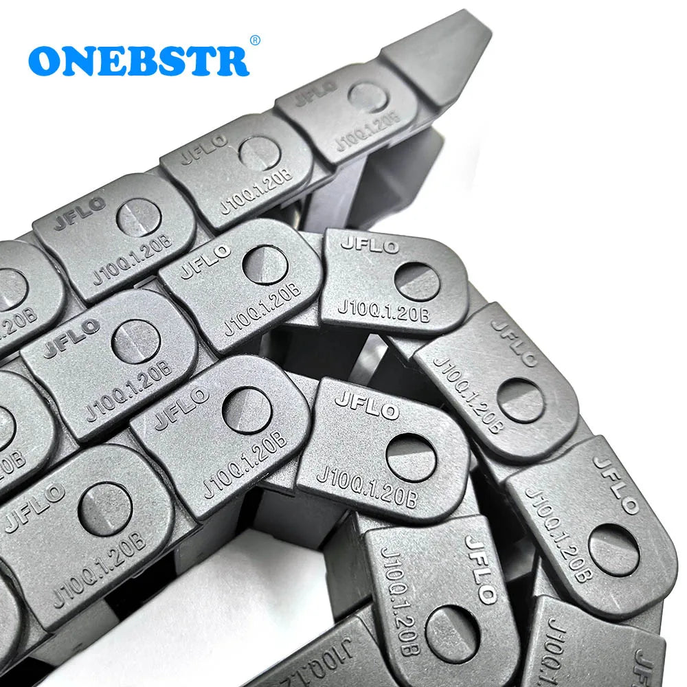JFLO 1 Meter 10x10 10x15 10x20 Drahtträgerkabel Drag Chain Bridge Nicht öffnend mit Endverbinder Tanks Schleppleine、