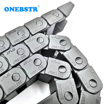 JFLO 1 Meter 10x10 10x15 10x20 Drahtträgerkabel Drag Chain Bridge Nicht öffnend mit Endverbinder Tanks Schleppleine、
