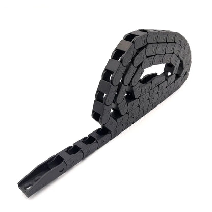 JFLO 1 Meter 5x5mm 7x7mm 10x10mm Schleppkettenbrücke, nicht öffnender Typ, technische Nylon-Kabelschutzkette