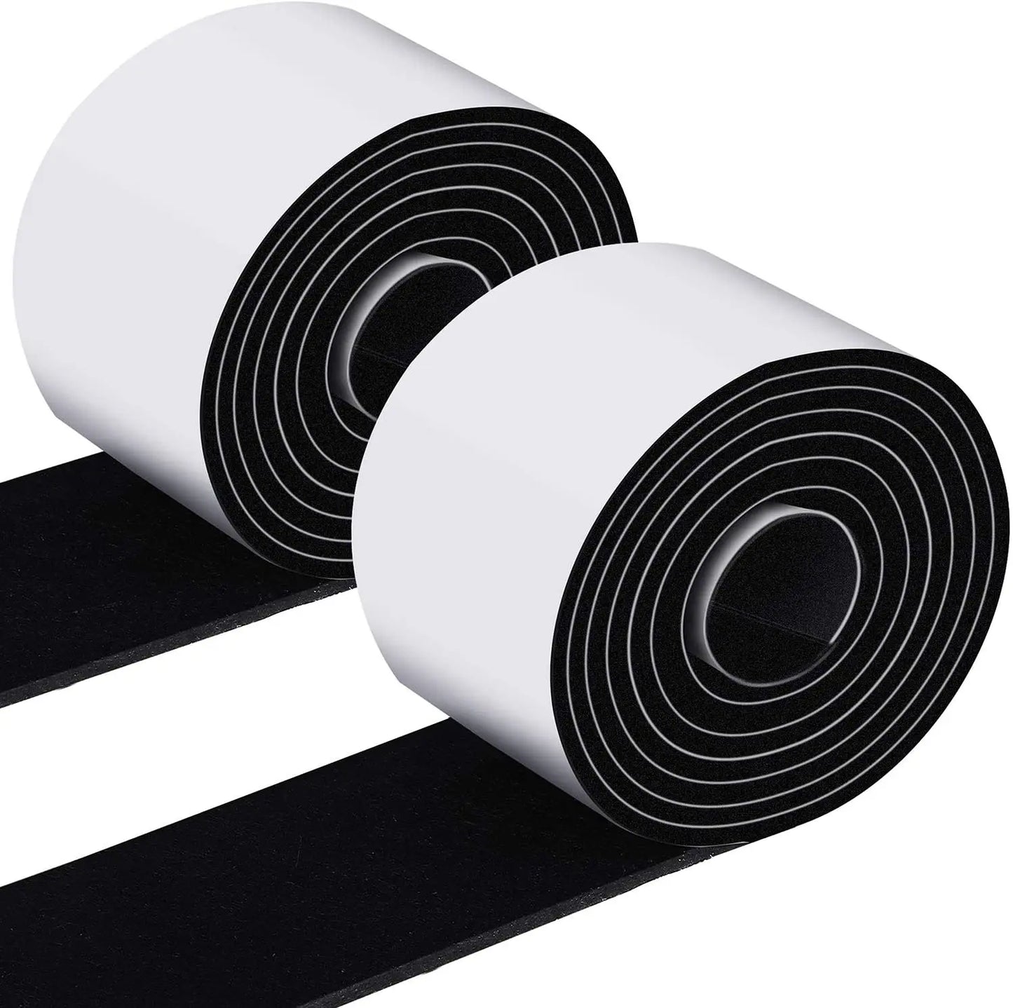 2 stücke Selbst Klebstoff Fühlte Band Polyester Filz Streifen Rolle Schwarz Möbel Filz Streifen DIY Form Schiebe Pad Band Boden protector