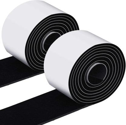 2 stücke Selbst Klebstoff Fühlte Band Polyester Filz Streifen Rolle Schwarz Möbel Filz Streifen DIY Form Schiebe Pad Band Boden protector