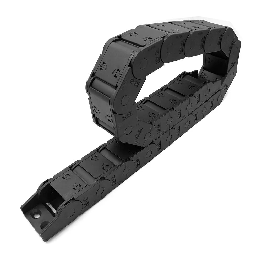 JFLO 25-Serie, 1 Meter Schleppkette, Drahtträger, Kabelhalter, Kanal geschlossen, beidseitig offen, CNC-Übertragungsteile, Schleppleine